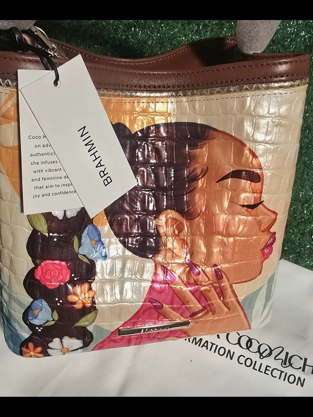 Brahmin Coco Michelle Mini Mod Amelia Ivory Sunkissed Crowned - Picture 2 of 3